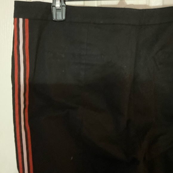 New black trouser Jean with red/white ribbon stripe on sides - Picture 5 of 5